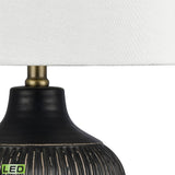 Knighton 24'' High 1-Light Table Lamp - Antique Black - Includes LED Bulb H0019-9492-LED Elk Home