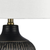 Knighton 24'' High 1-Light Table Lamp - Antique Black H0019-9492 Elk Home