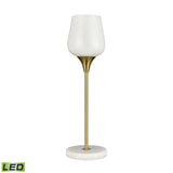 Finch Lane 20'' High 1-Light Table Lamp - Satin Gold - Includes LED Bulb H0019-9510-LED Elk Home