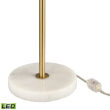 Finch Lane 20'' High 1-Light Table Lamp - Satin Gold - Includes LED Bulb H0019-9510-LED Elk Home