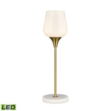 Finch Lane 20'' High 1-Light Table Lamp - Satin Gold - Includes LED Bulb H0019-9510-LED Elk Home