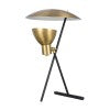 Wyman Square 19'' High 1-Light Desk Lamp - Satin Gold H0019-9511 Elk Home