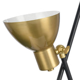 Wyman Square 19'' High 1-Light Desk Lamp - Satin Gold H0019-9511 Elk Home