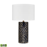 Signe 26'' High 1-Light Table Lamp - Navy - Includes LED Bulb H0019-9512-LED Elk Home