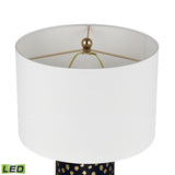 Signe 26'' High 1-Light Table Lamp - Navy - Includes LED Bulb H0019-9512-LED Elk Home