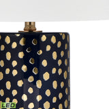 Signe 26'' High 1-Light Table Lamp - Navy - Includes LED Bulb H0019-9512-LED Elk Home