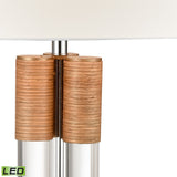 Island Gate 37'' High 1-Light Table Lamp - Clear - Includes LED Bulb H0019-9515-LED Elk Home