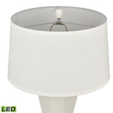 Helensville 32'' High 1-Light Table Lamp - White - Includes LED Bulb H0019-9544-LED Elk Home