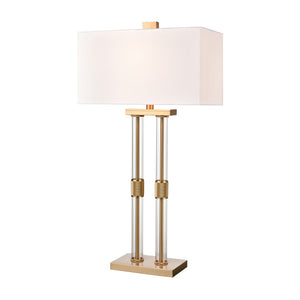 Roseden Court 34'' High 1-Light Table Lamp - Aged Brass H0019-9567 Elk Home