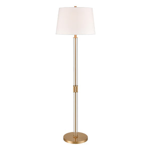 Roseden Court 62'' High 1-Light Floor Lamp - Aged Brass H0019-9569 Elk Home