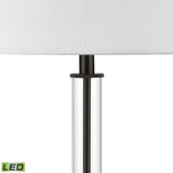 Roseden Court 62'' High 1-Light Floor Lamp - Black - Includes LED Bulb H0019-9569B-LED Elk Home