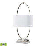 Gosforth 32'' High 1-Light Table Lamp - Polished Nickel - Includes LED Bulb H0019-9571-LED Elk Home