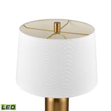 Pill 34'' High 1-Light Table Lamp - Aged Brass - Includes LED Bulb H0019-9575-LED Elk Home