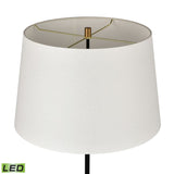 Shelve It 65'' High 2-Light Floor Lamp - Matte Black - Includes LED Bulbs H0019-9584-LED Elk Home