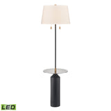 Shelve It 65'' High 2-Light Floor Lamp - Matte Black - Includes LED Bulbs H0019-9584-LED Elk Home