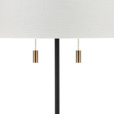 Shelve It 65'' High 2-Light Floor Lamp - Matte Black H0019-9584 Elk Home