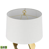 Optical 32'' High 1-Light Table Lamp - Brass - Includes LED Bulb H0019-9595-LED Elk Home