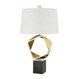 Optical 32'' High 1-Light Table Lamp - Brass H0019-9595 Elk Home