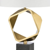 Optical 32'' High 1-Light Table Lamp - Brass H0019-9595 Elk Home