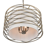 Hillcrest 24'' Wide 4-Light Chandelier - Dry White H0019-9612 Elk Home