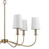 West Point 36'' Wide 6-Light Chandelier - Brass H0019-9613 Elk Home