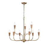 Inga 29'' Wide 9-Light Chandelier - Brass H0019-9618 Elk Home