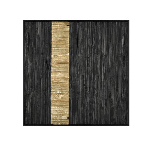 Stripe Wood Dimensional Wall Art - Black H0036-9736 Elk Home