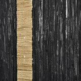 Stripe Wood Dimensional Wall Art - Black H0036-9736 Elk Home