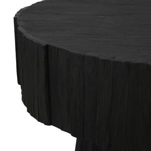 Minato Accent Table - Shou Sugi Ban H0075-10250 Elk Home