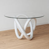 Knotty Dining Table - White H0075-9439 Elk Home