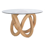 Knotty Dining Table - Natural H0075-9445 Elk Home