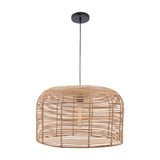 Basco 24'' Wide 1-Light Pendant - Natural H0118-8600 Elk Home