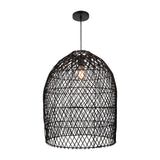 Tabuk 19'' Wide 1-Light Pendant - Black H0118-8601 Elk Home