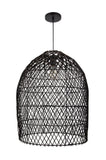 Tabuk 19'' Wide 1-Light Pendant - Black H0118-8601 Elk Home