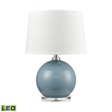 Culland 22'' High 1-Light Table Lamp - Blue - Includes LED Bulb H019-7222-LED Elk Home