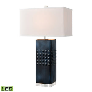 Easdale 30'' High 1-Light Table Lamp - Navy - Includes LED Bulb H019-7223-LED Elk Home