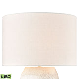 Abbeystead 23'' High 1-Light Table Lamp - White - Includes LED Bulb H019-7255-LED Elk Home