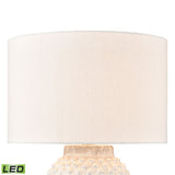 Keem Bay 24'' High 1-Light Table Lamp - White - Includes LED Bulb H019-7256-LED Elk Home