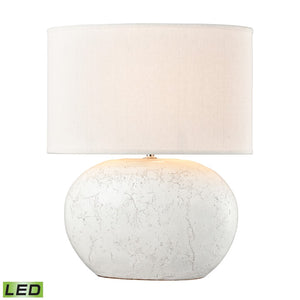 Fresgoe 20'' High 1-Light Table Lamp - White - Includes LED Bulb H019-7257-LED Elk Home