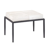 Canyon Short Bench - Dark Bronze with Ivory Hide H0805-10875 Elk Home