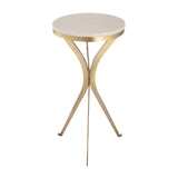 Rowe Accent Table - Aged Brass H0805-10877 Elk Home