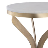 Rowe Accent Table - Aged Brass H0805-10877 Elk Home