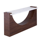 Corsa Console Table - Walnut H0805-12203 Elk Home