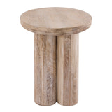 Morris Cerused Accent Table - Tall Natural H0805-9804 Elk Home