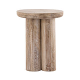 Morris Cerused Accent Table - Tall Natural H0805-9804 Elk Home