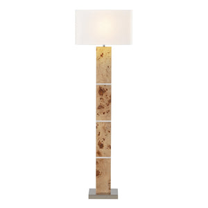 Cahill 63'' High 1-Light Floor Lamp - Natural Burl H0809-11132 Elk Home