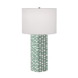 Etten 27'' High 1-Light Table Lamp - Green H0809-11884 Elk Home