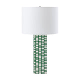 Etten 27'' High 1-Light Table Lamp - Green H0809-11884 Elk Home