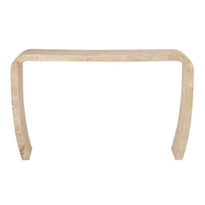 Clip Console Table - White Burl H0895-10849 Elk Home