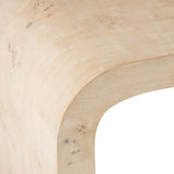 Clip Accent Table - White Burl H0895-10850 Elk Home